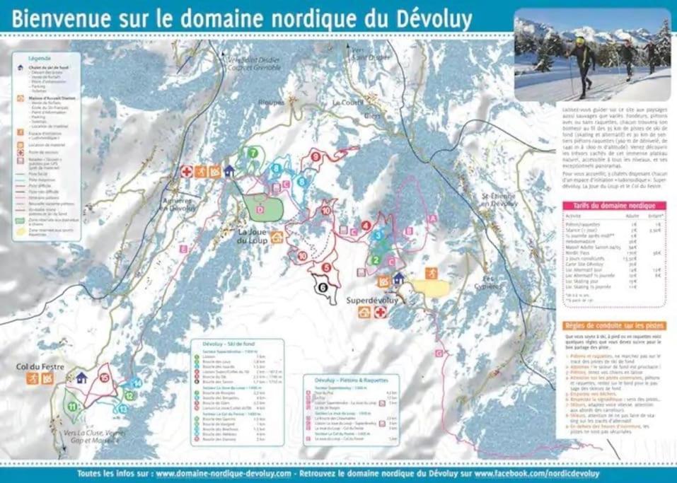 Appart T2 A Superdevoluy Au Pied De Piste Buitenkant foto